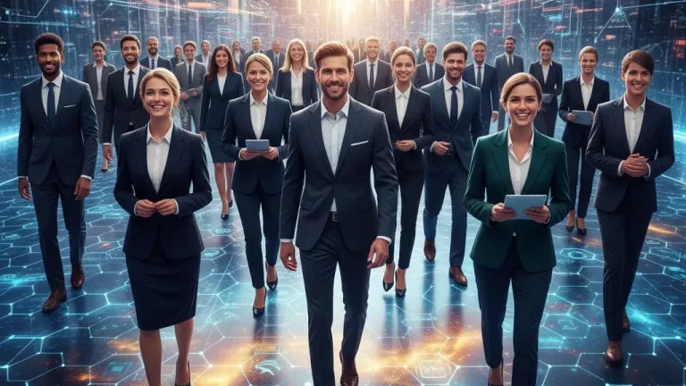 Professionals confidently embarking on new career paths in 2026, overcoming transition challenges.