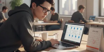Dedicated person studying for AWS Solutions Architect certification