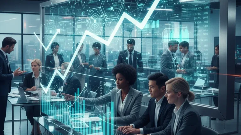 Professionals navigating a dynamic quick career job market in 2026, illustrating growth and adaptability.