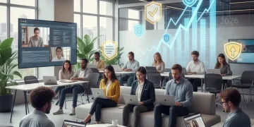 Professionals learning online for certifications in 2026