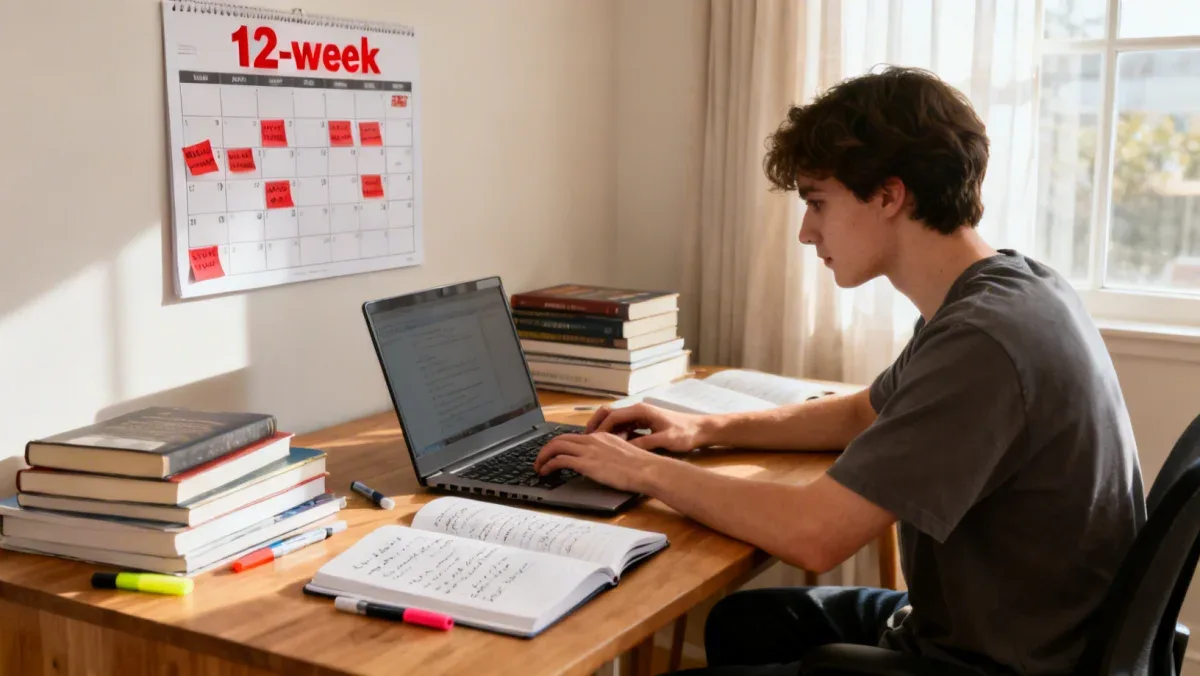Individual focused on 12-week career training