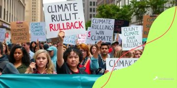 Climate rollbacks trigger strong reactions worldwide