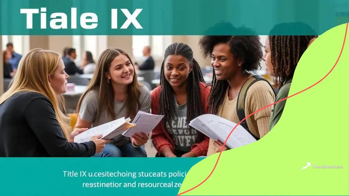 Impacts of Title IX on Campus Policies