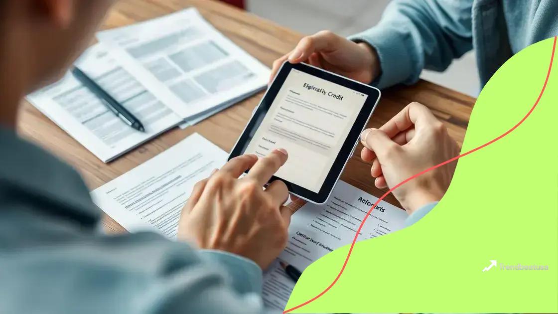 Eligibility criteria for universal credit
