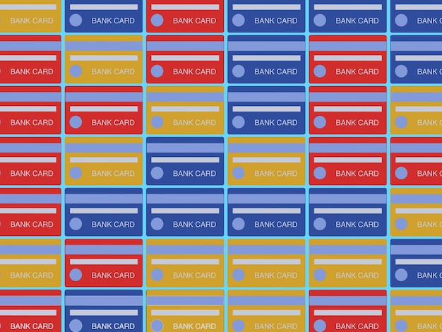 A visual representation of numerous credit card statements, each showing recurring charges for different subscription services. Some statements have cancellation notices and some are being manually crossed out.